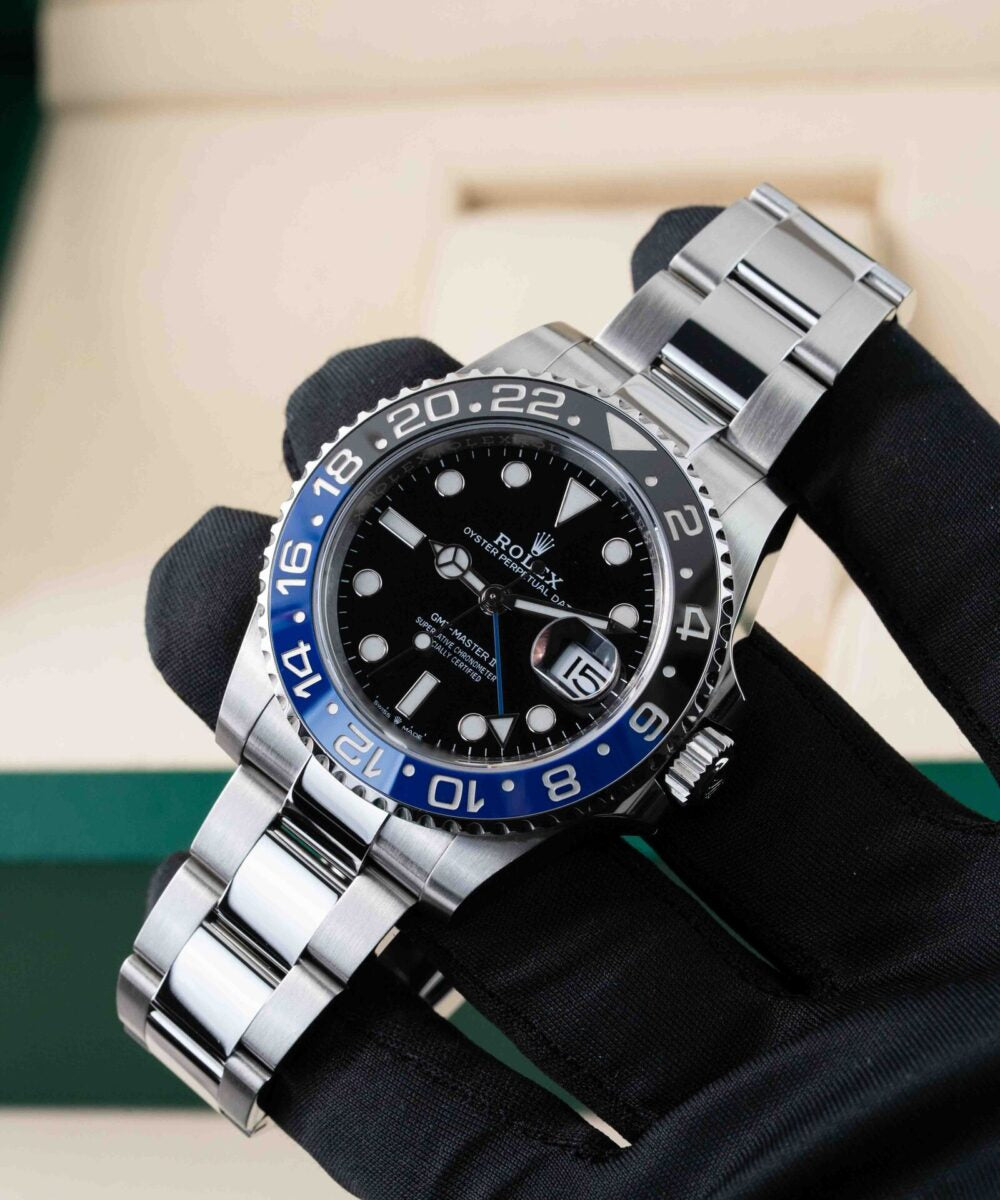 Rolex GMT Master Blue/Black olyster chain