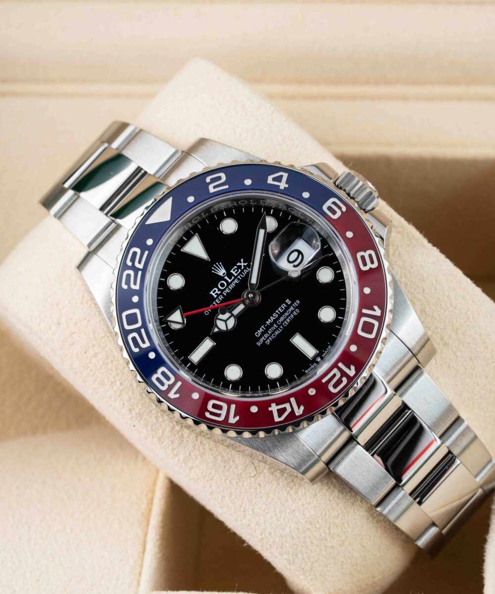 Rolex GMT Master Olyster chain Blue/Red