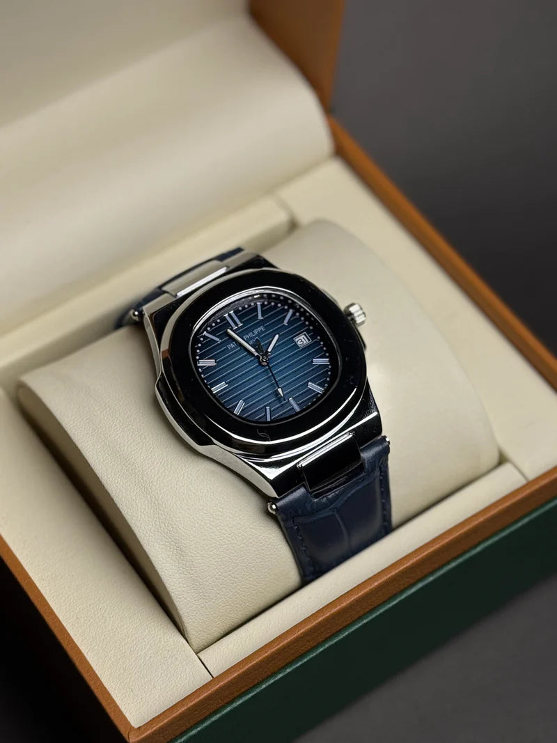 Leather Strap Patek Phillipe Blue