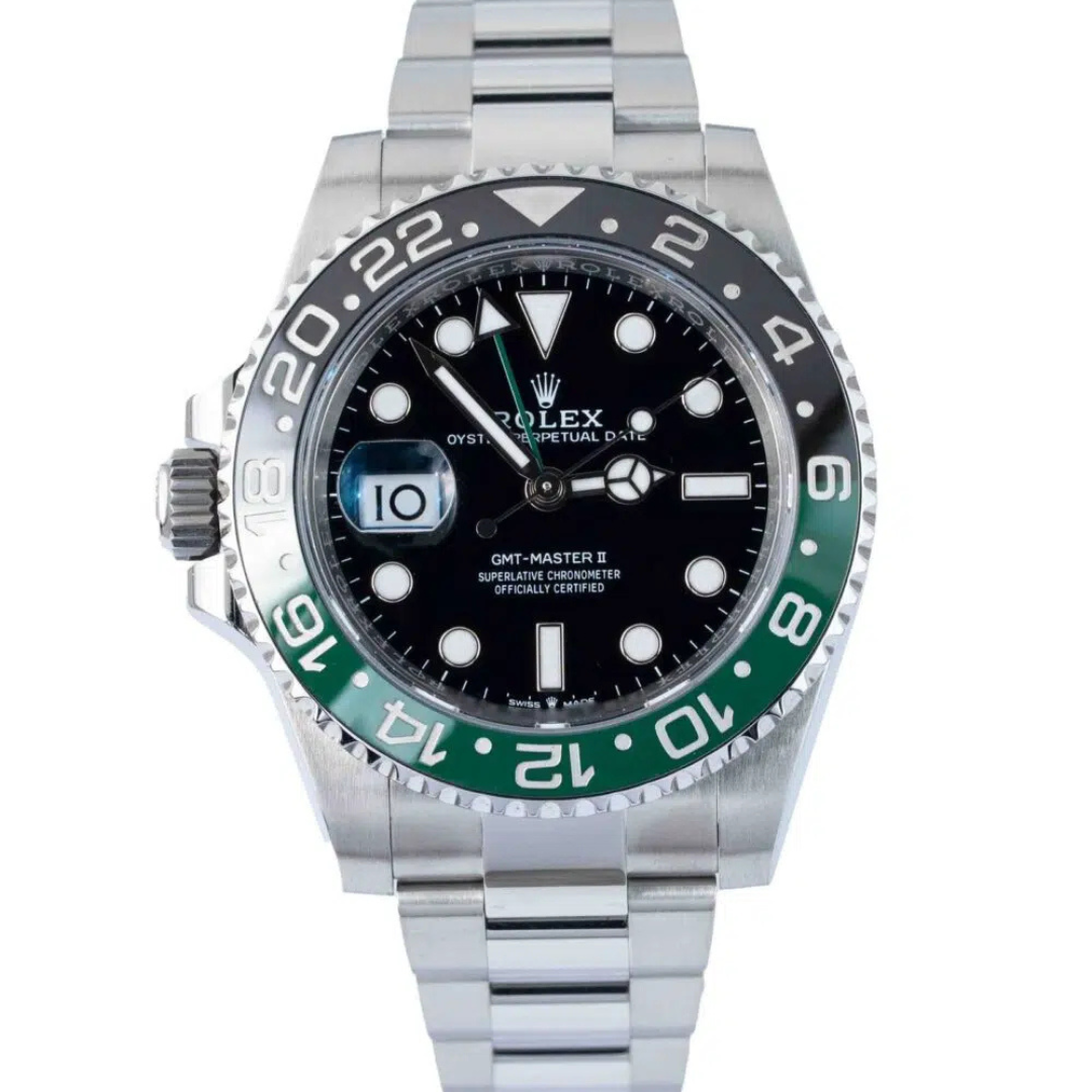 Rolex GMT Master Green/Black olyster chain