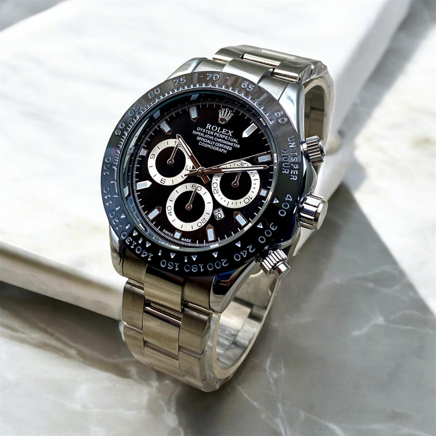 Rolex daytona with chain second copy