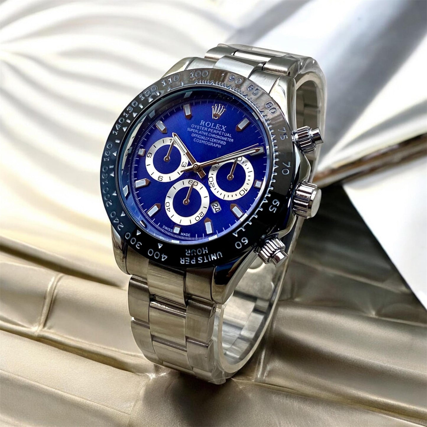 Rolex daytona with chain second copy