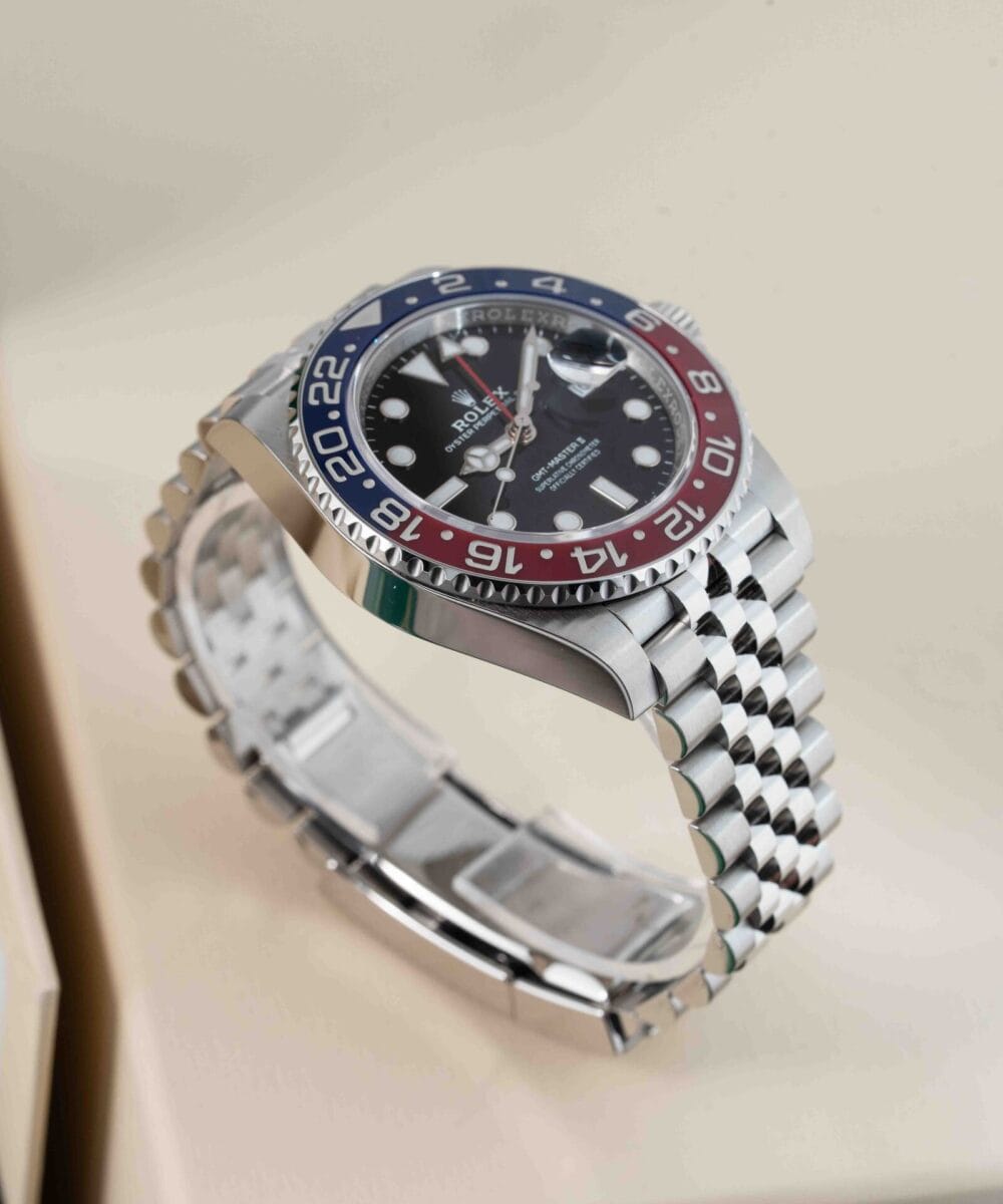 Rolex gmt master blue / red jubilee chain