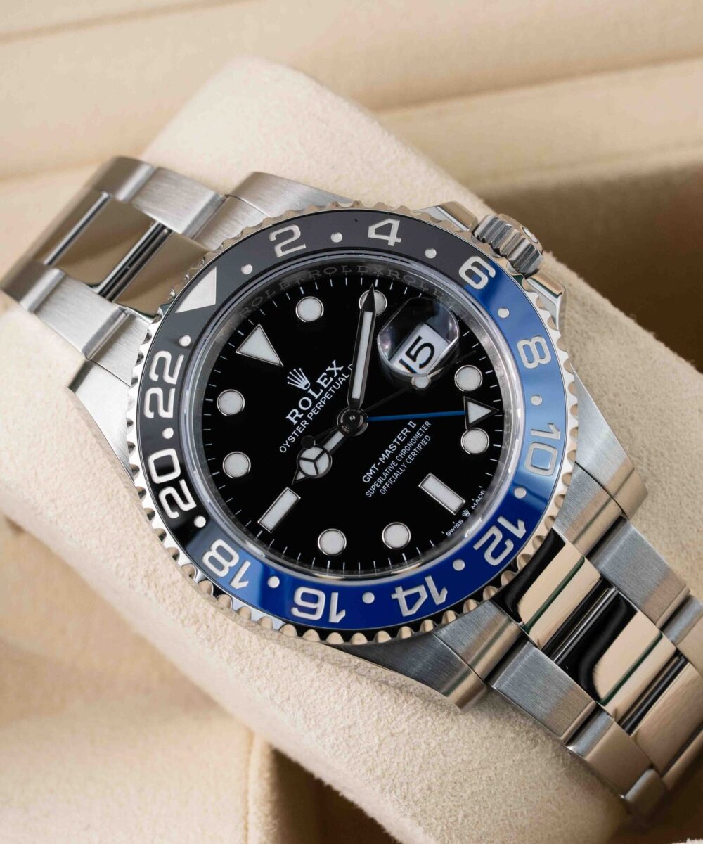 Rolex GMT Master Blue/Black olyster chain