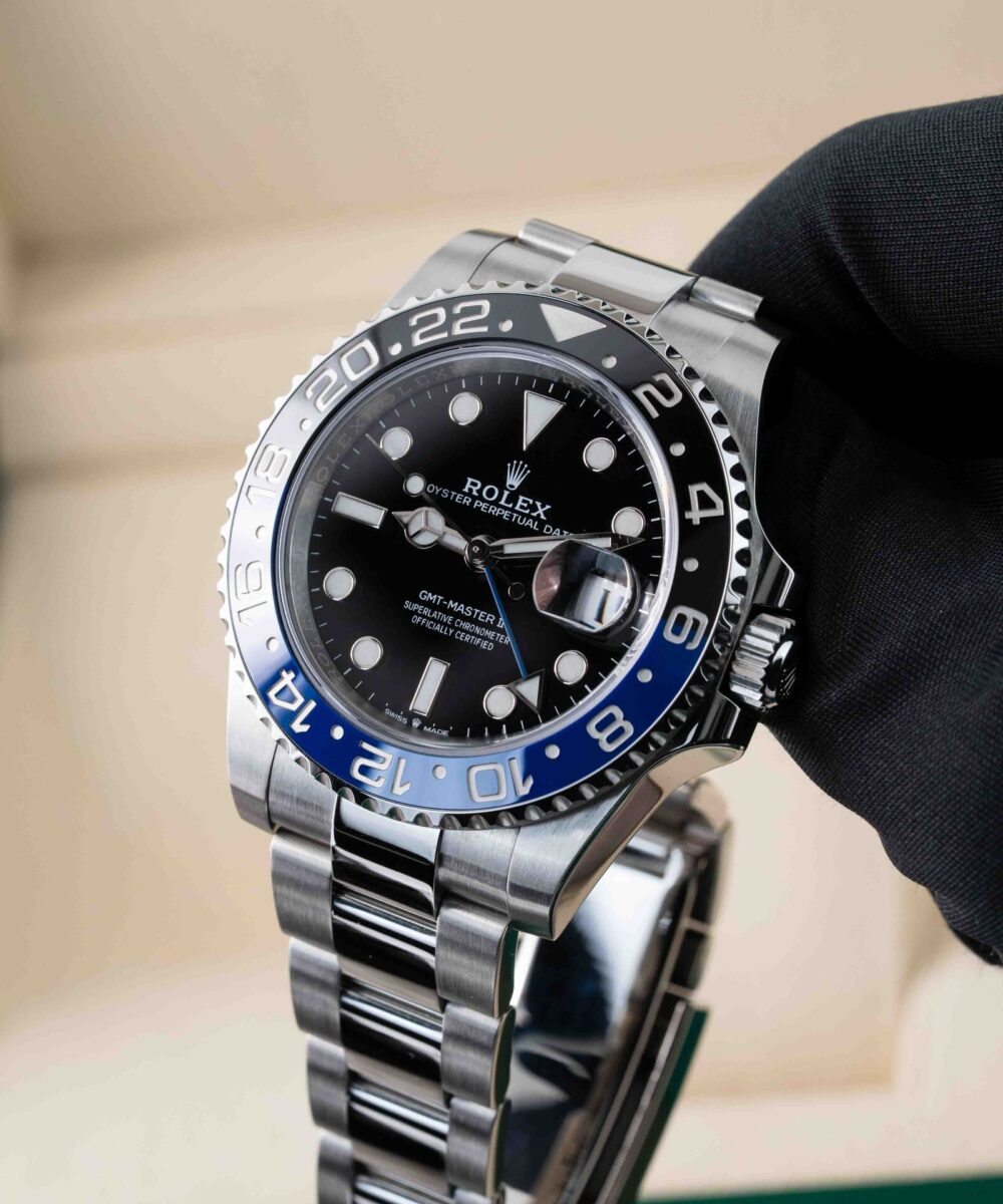 Rolex GMT Master Blue/Black olyster chain