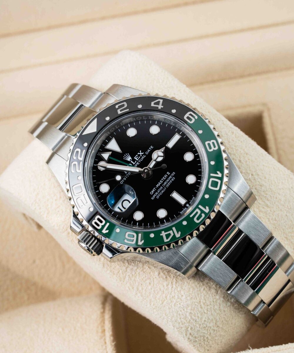 Rolex GMT Master Green/Black olyster chain