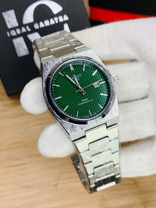 Tissot prx Silver green