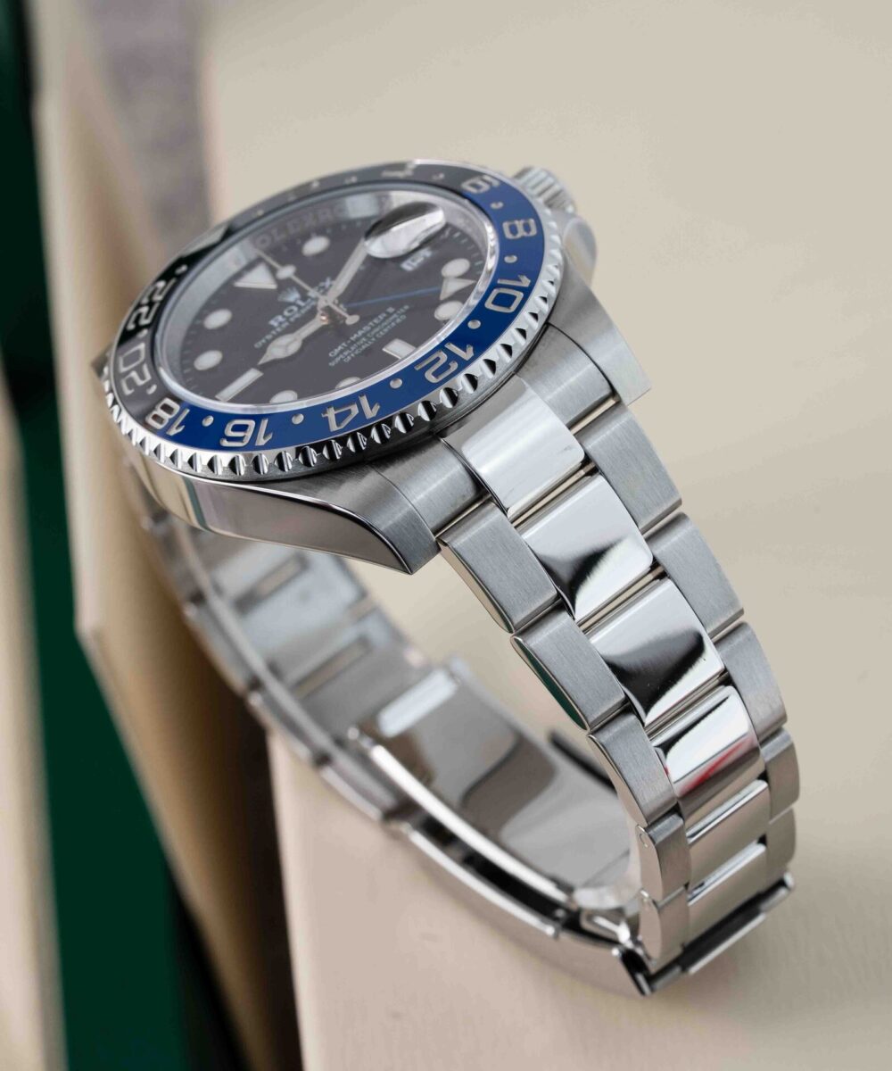 Rolex GMT Master Blue/Black olyster chain