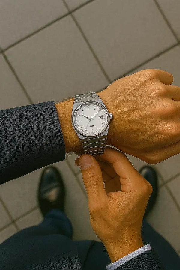 Tissot prx Silver white