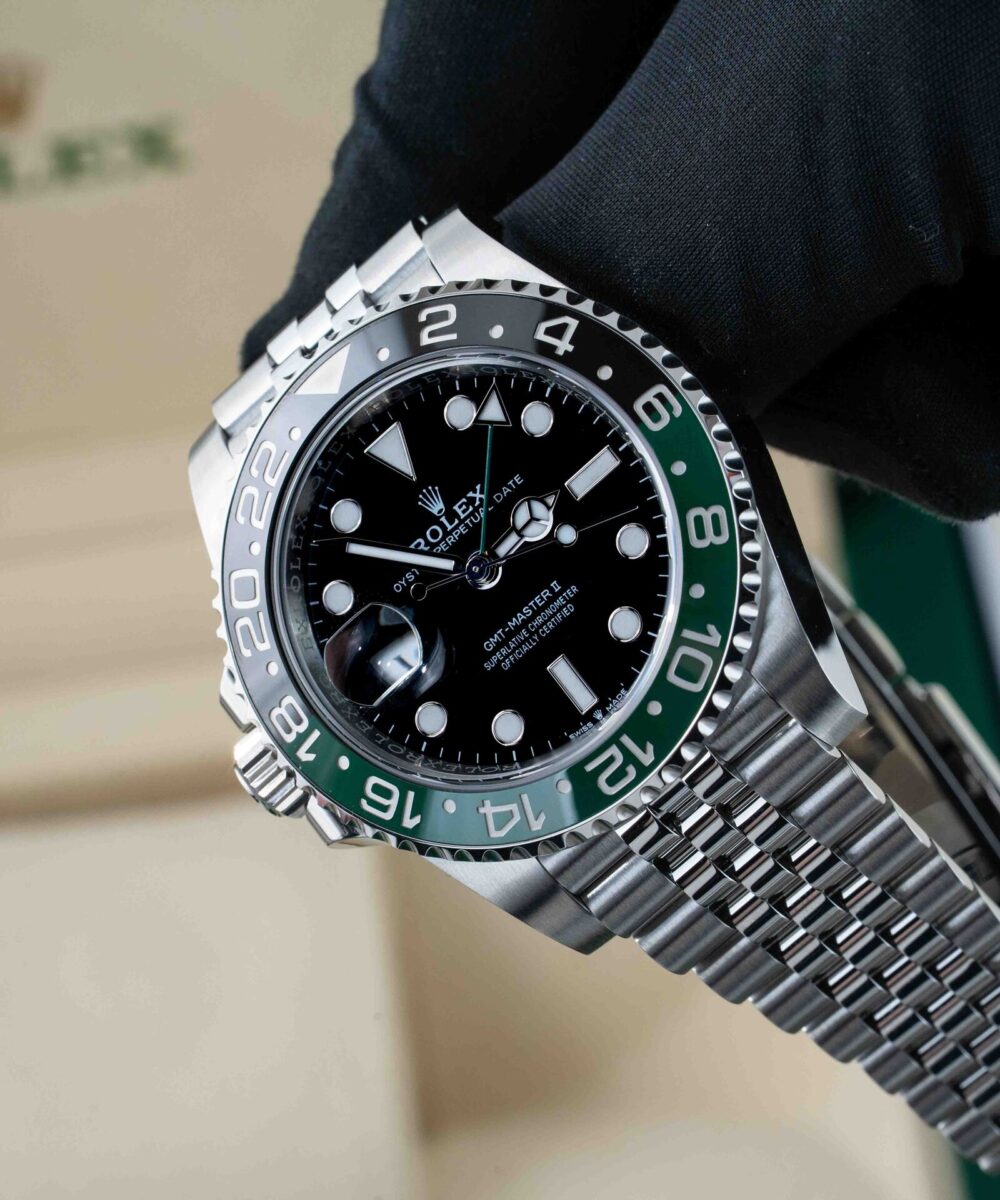 Rolex GMT Master Copy Jubilee chain Green/Black