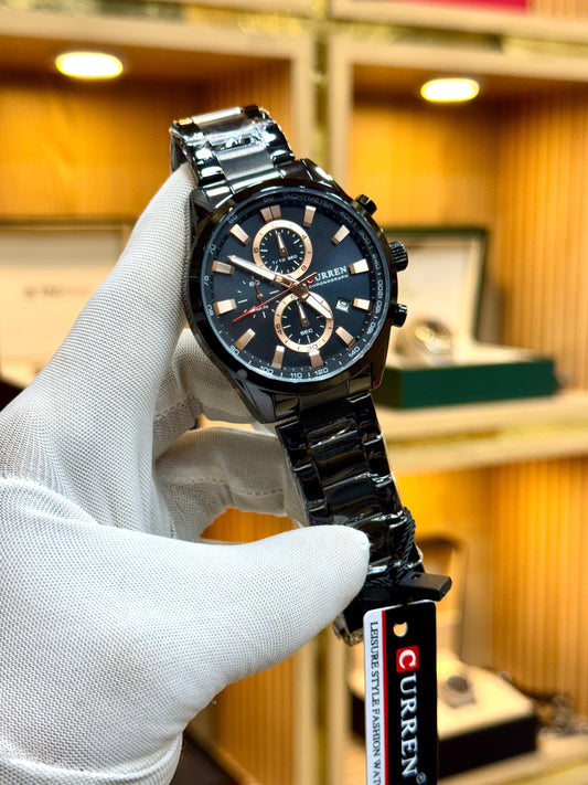 CURREN orignal Quartz movement - Black