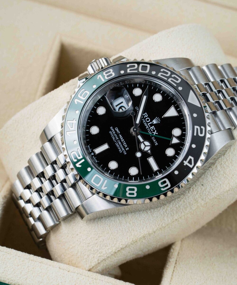 Rolex GMT Master Copy Jubilee chain Green/Black