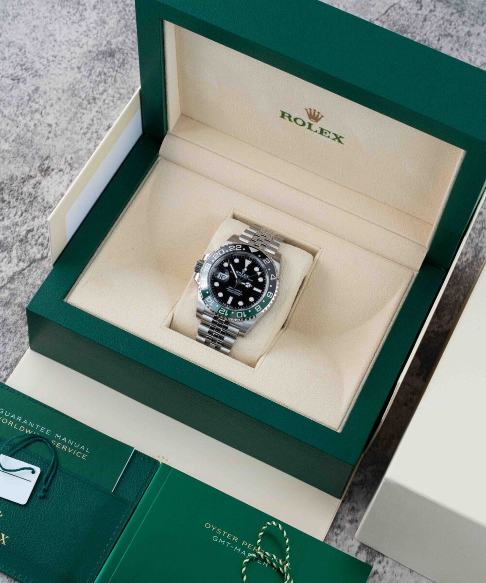 Rolex GMT Master Copy Jubilee chain Green/Black