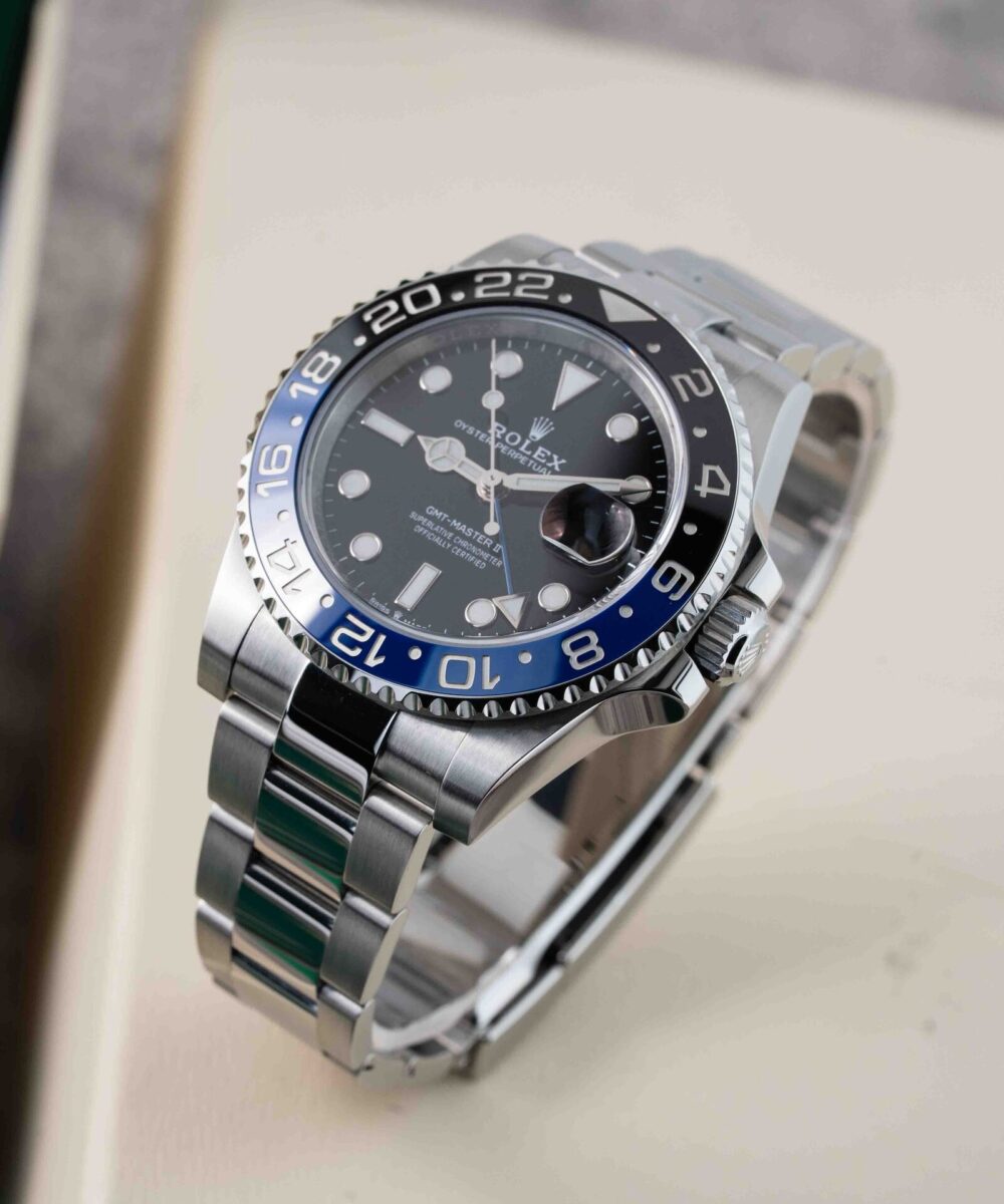 Rolex GMT Master Blue/Black olyster chain