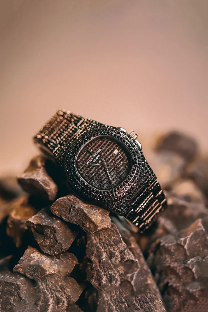 PATEK PHILIPPE GENTS DIAMOND BLACK STONE