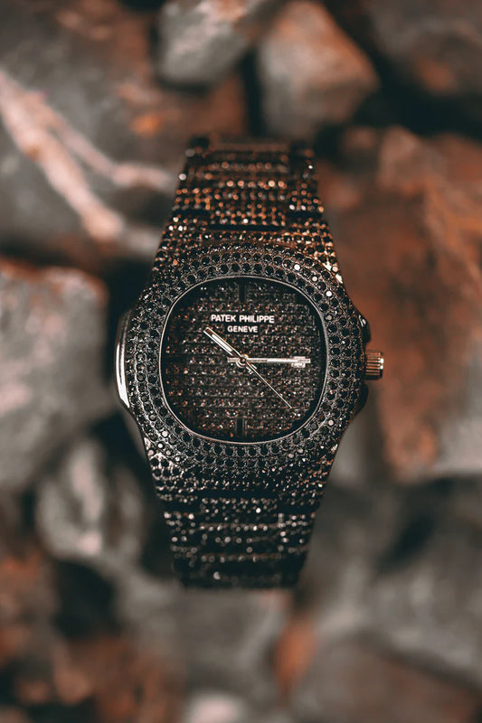 PATEK PHILIPPE GENTS DIAMOND BLACK STONE