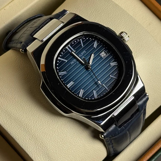 Leather Strap Patek Phillipe Blue