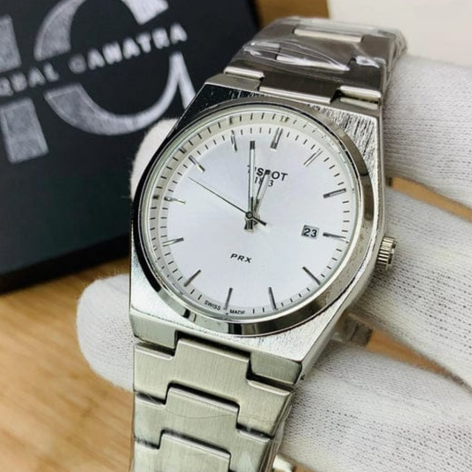 Tissot prx Silver white