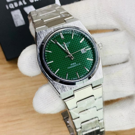 Tissot prx Silver green