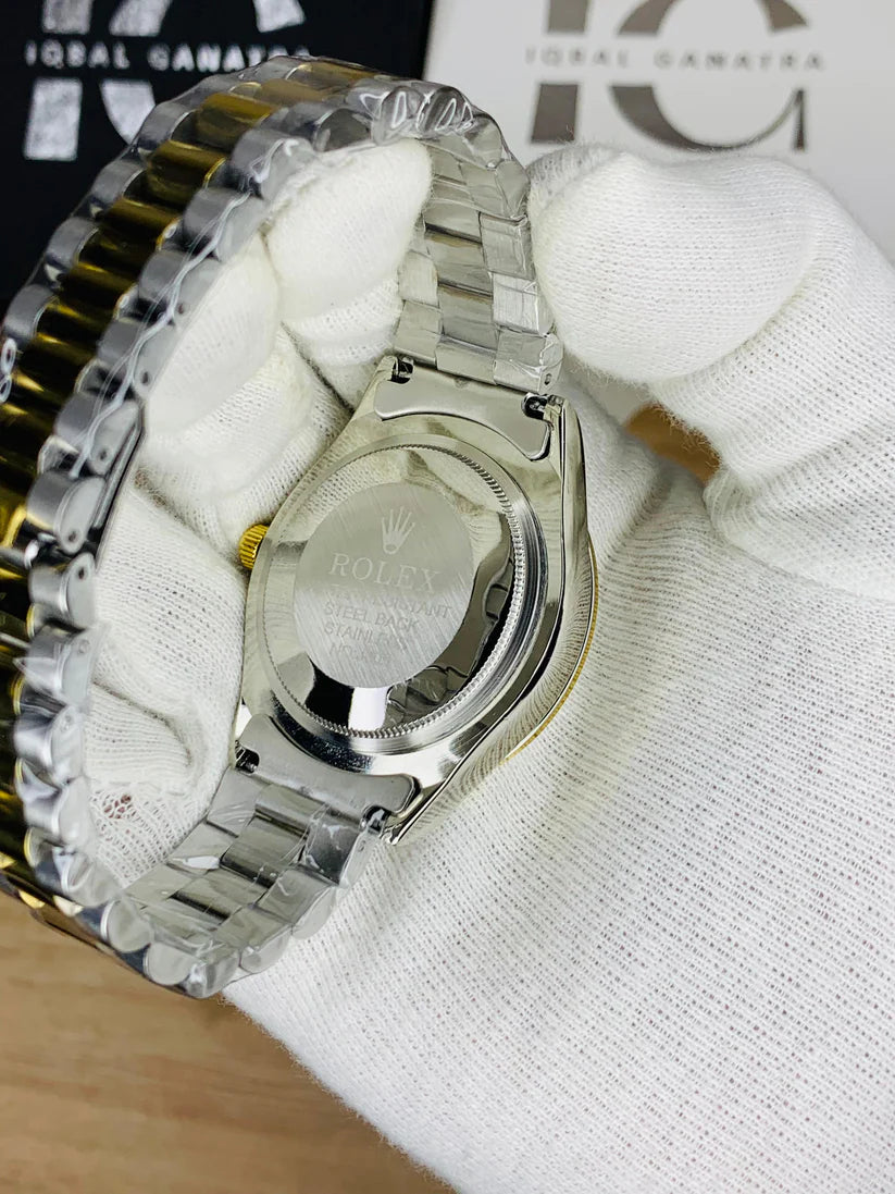Rolex Day&Date Roman Model (Two Tone Black)