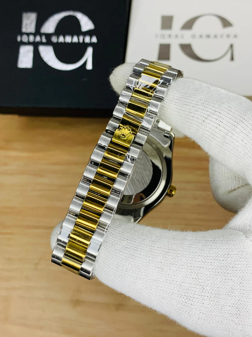 Rolex Day&Date Roman Model (Two Tone Black)