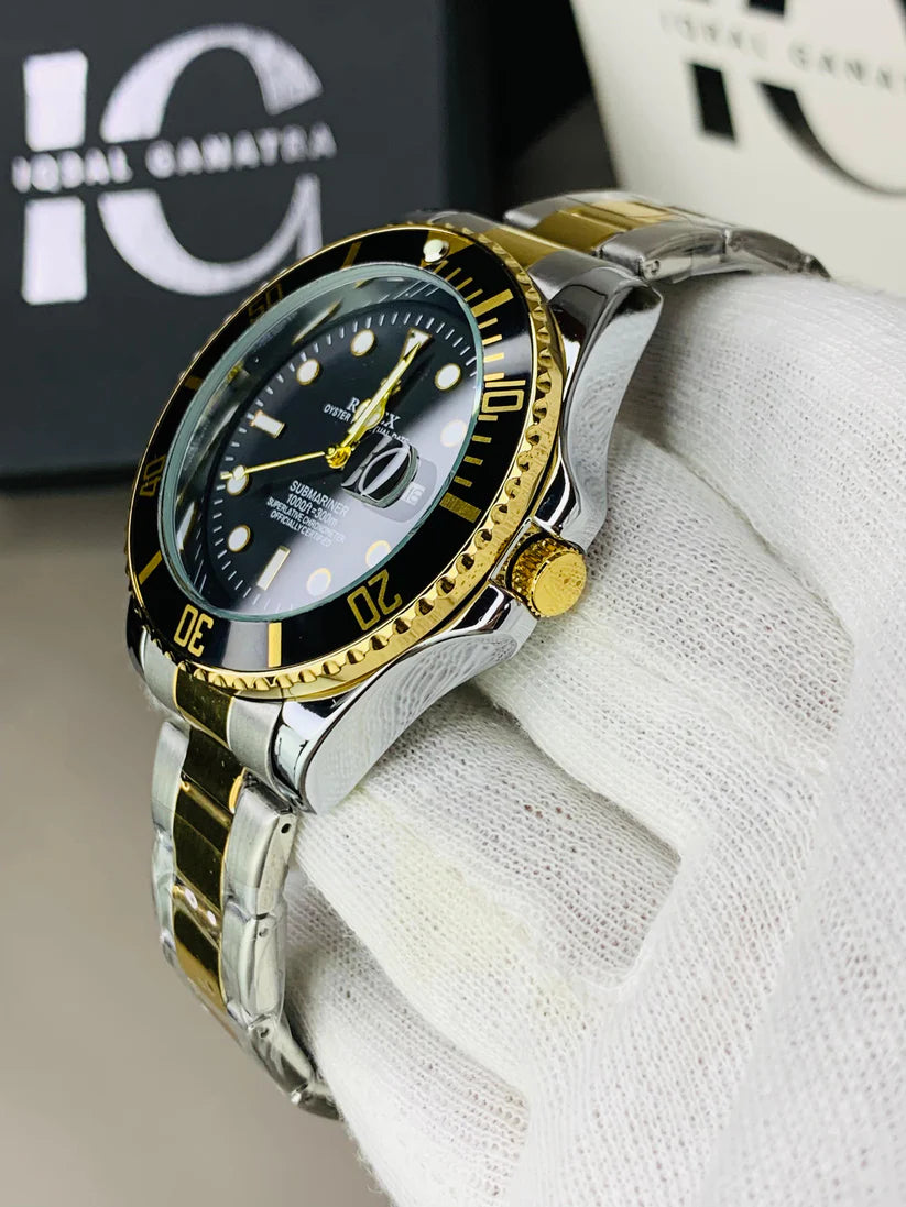 Rolex Submariner Two Tone Black