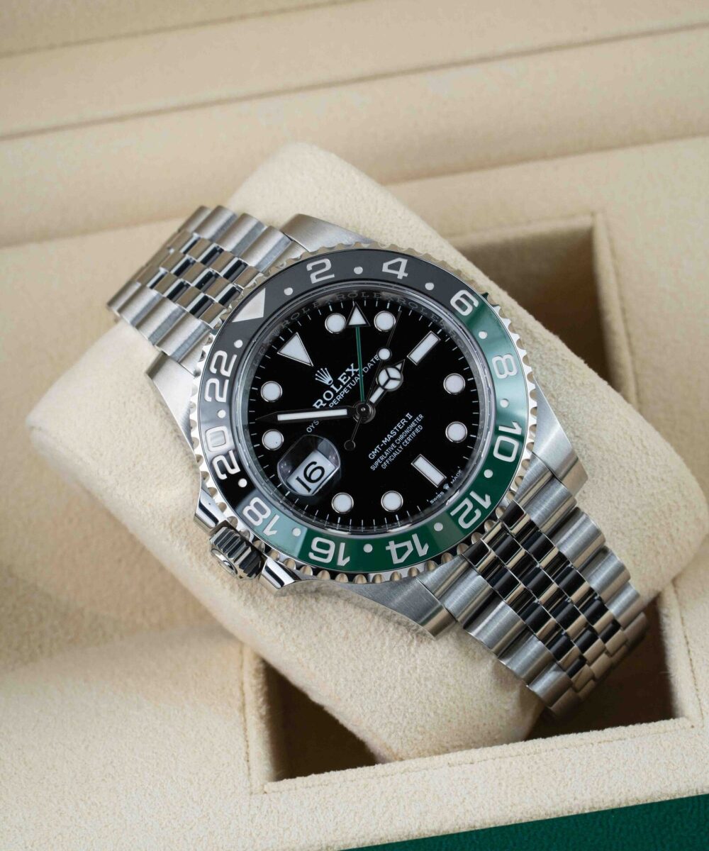 Rolex GMT Master Copy Jubilee chain Green/Black