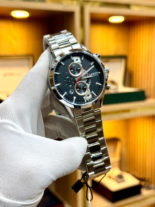 CURREN orignal Quartz movement- Silver